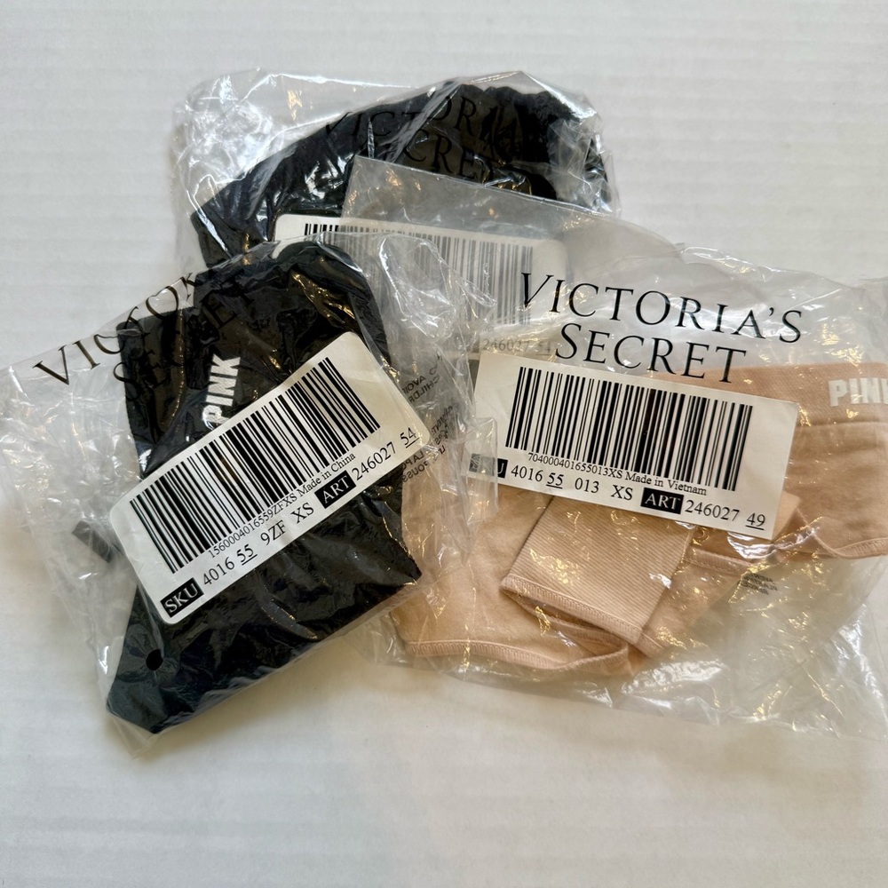 Victoria's Secret women’s panties Black and Tan